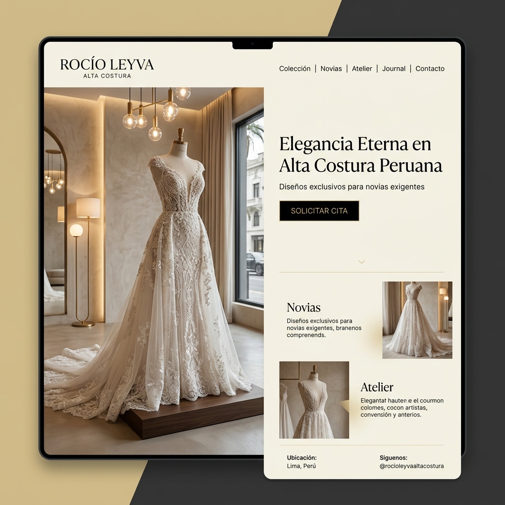 Rocío Leyva — Alta Costura para Bodas & Eventos